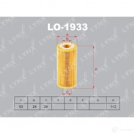 Масляный фильтр LYNXAUTO 4905601064610 T77BQ LY LO-1933 Skoda Superb (3V5) 3 Универсал 2.0 TSI 190 л.с. 2019 – наст. время
