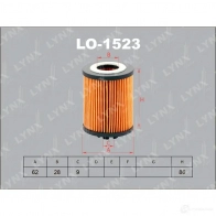 Масляный фильтр LYNXAUTO LO-1523 3649920 L FUK5 4905601015599