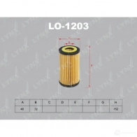 Масляный фильтр LYNXAUTO 4905601007860 LO-1203 I7U 3Q Mercedes C-Class (S204) 3 Универсал 1.8 C 180 CGI (2049) 156 л.с. 2009 – 2014