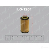 Масляный фильтр LYNXAUTO 3649891 MYFL4 S LO-1201 4905601007907 - Изображение 2