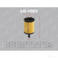 Масляный фильтр LYNXAUTO LO-1003 6 XN31H 4905601007921 3649865