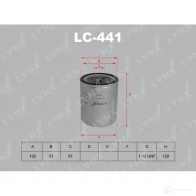 Масляный фильтр LYNXAUTO 4905601006108 3649453 R TUCX LC-441