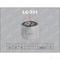 Масляный фильтр LYNXAUTO WIIJZ 5 Kia ProCeed (СD) 3 Хэтчбек 1.6 T-GDI 200 л.с. 2018 – наст. время 4905601005996 LC-331