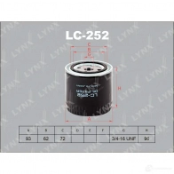Масляный фильтр LYNXAUTO LC-252 3649430 4905601058015 KHW VJ