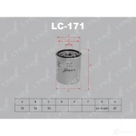 Масляный фильтр LYNXAUTO LC-171 4905601005873 Toyota Sequoia (XK30, XK40) 1 Минивэн 4.7 (UCK35) 238 л.с. 2000 – 2007 1U 6VQ
