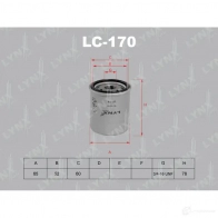 Масляный фильтр LYNXAUTO 4905601005866 Toyota Echo (P110) 1 1999 – 2006 SOYR C4 LC-170