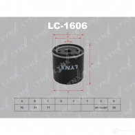 Масляный фильтр LYNXAUTO Ford Puma 1 (CCE) Купе 1.6 16V 103 л.с. 2000 – 2002 WR 4STC 4905601033814 LC-1606