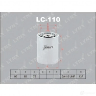 Масляный фильтр LYNXAUTO 4905601005590 LC-110 K SRR0 3649330