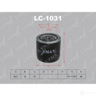 Масляный фильтр LYNXAUTO SKFPP 3O LC-1031 4905601005583 Gas Volga (3110) 2 1993 – 2010