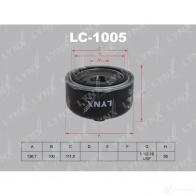 Масляный фильтр LYNXAUTO DX5L AHK 3649313 LC-1005 4905601008041