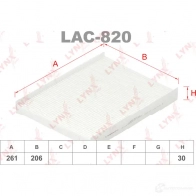 Салонный фильтр LYNXAUTO IPGBCK 4 Hyundai ix55 LAC-820