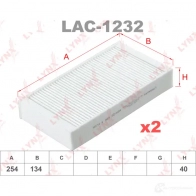Салонный фильтр LYNXAUTO LAC-1232 SFD9 SZT 3648992