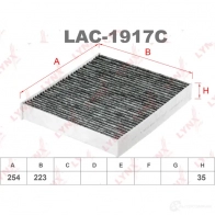 Салонный фильтр LYNXAUTO 3649168 V ELNGF LAC-1917C