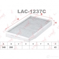 Салонный фильтр LYNXAUTO 20EY AE 3649002 LAC-1237C