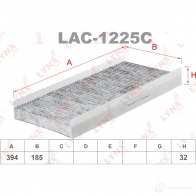 Салонный фильтр LYNXAUTO H LQ10P LAC-1225C 3648978