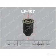 Топливный фильтр LYNXAUTO U1X ER 4905601006665 Mitsubishi Pajero 2 (V3, V2, V4) Внедорожник 2.8 D 140 л.с. 1993 – 1999 LF-407