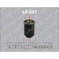 Топливный фильтр LYNXAUTO 4905601006566 ZH4C 4 3649725 LF-227