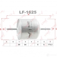 Топливный фильтр LYNXAUTO D JA63 LF-1625 3649661