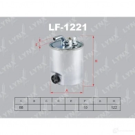 Топливный фильтр LYNXAUTO LF-1221 Mercedes Sprinter (904) 1 Кабина с шасси 2.1 411 CDI 109 л.с. 2000 – 2006 2 C4WK 4905601037386