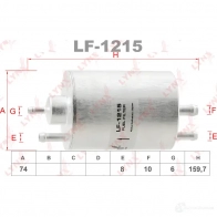Топливный фильтр LYNXAUTO LF-1215 JA0VXI Z 4905601033685 3649573 - Изображение 2