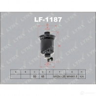Топливный фильтр LYNXAUTO LF-1187 H N9FI 4905601006450 3649564