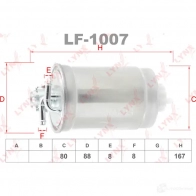 Топливный фильтр LYNXAUTO 3649485 4905601007112 W8RZ H LF-1007