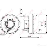 Топливный фильтр LYNXAUTO 104793341 PYRN L LF-249M - Изображение 3