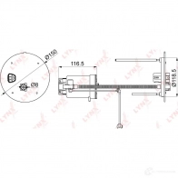Топливный фильтр LYNXAUTO LF-1070M AZ7X P9 3649528 - Изображение 2