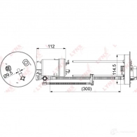 Топливный фильтр LYNXAUTO LF-1069M 3649527 PAQFX M - Изображение 2
