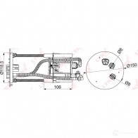 Топливный фильтр LYNXAUTO LF-1003M 3649481 E V2VV - Изображение 2
