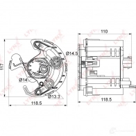 Топливный фильтр LYNXAUTO DMVA PTB 3649480 LF-1002M - Изображение 2