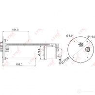 Топливный фильтр LYNXAUTO 3649843 LF-984M G2 SFB 4905601060902 - Изображение 2