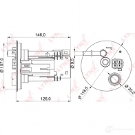 Топливный фильтр LYNXAUTO 4905601060834 LF-981M AP GLW8 3649840 - Изображение 2