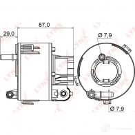 Топливный фильтр LYNXAUTO 4905601060582 LF-961M 3649821 5O HU0I - Изображение 2