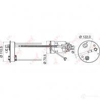 Топливный фильтр LYNXAUTO 3649810 4905601060421 LF-950M UD1 UG - Изображение 2