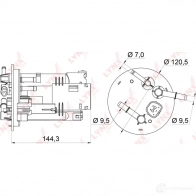 Топливный фильтр LYNXAUTO 4905601060711 LF-362M 2O9 QSC 3649751 - Изображение 2