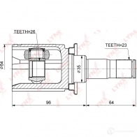 Шрус граната LYNXAUTO CI-3747 1268681763 VX8 6C9 - Изображение 2