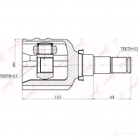 Шрус граната LYNXAUTO 4905601012130 BM DAA 3644728 CI-7509 - Изображение 2