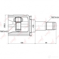 Шрус граната LYNXAUTO 4XHY U 3644710 CI-3723 - Изображение 2