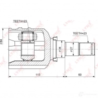 Шрус граната LYNXAUTO CI-3718 3644705 6V J15Q8 - Изображение 2