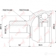 Шрус граната LYNXAUTO RYGBOY P CO-3876 1268688485 - Изображение 2