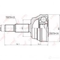 Шрус граната LYNXAUTO 3645398 QHN0 PMS CO-8000 4905601003442 - Изображение 2