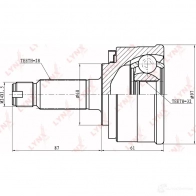 Шрус граната LYNXAUTO CO-7800 YY4 MD 3645386 4905601003978 - Изображение 2