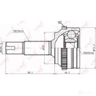 Шрус граната LYNXAUTO CO-7540A 4905601003688 3645366 TRSH1 KJ - Изображение 2