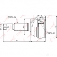 Шрус граната LYNXAUTO CO-7515 3645342 G6V4 HR 4905601010556 - Изображение 2