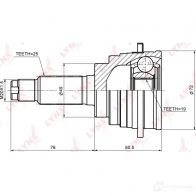 Шрус граната LYNXAUTO 3645325 CO-7328 4905601045480 8CP 6E - Изображение 2