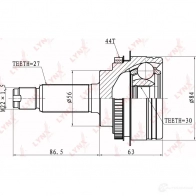 Шрус граната LYNXAUTO CO-7101A 3645299 HOYJ AEK 4905601003480 - Изображение 2