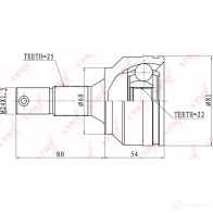 Шрус граната LYNXAUTO 4905601002292 CO-6100 3645263 ZNKA U2M - Изображение 2