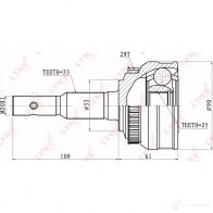 Шрус граната LYNXAUTO CO-5929A 3645261 4905601015964 WQIXF EB - Изображение 2