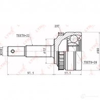 Шрус граната LYNXAUTO 4905601011812 CO-5918 3645255 OE C8FZ - Изображение 2